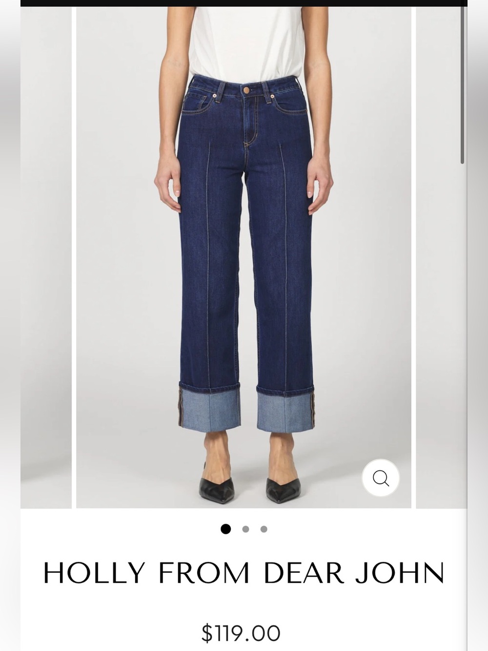 Dear John Holly Straight Leg Jeans Size 25